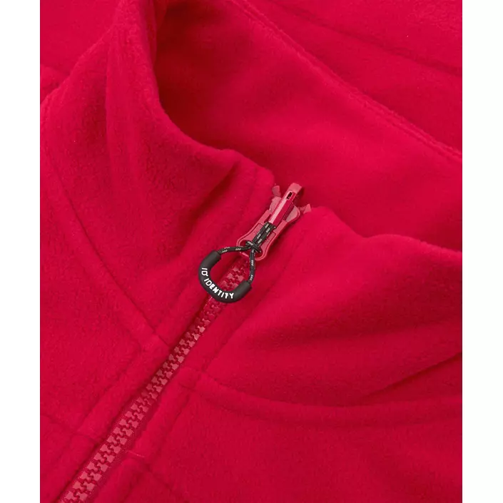 ID Zip'n'mix Active women's fleece sweater, Red, large image number 3