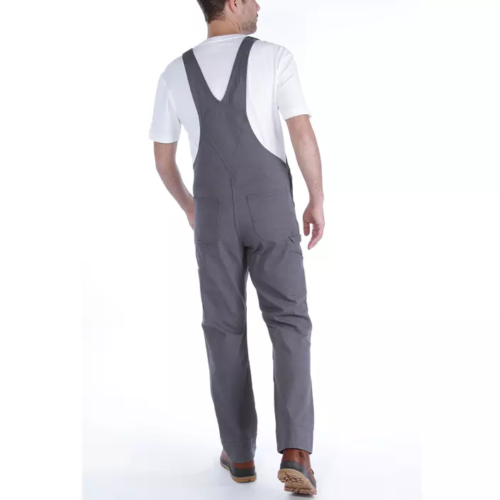 Carhartt Rigby hängselbyxa full stretch, Gravel, large image number 3