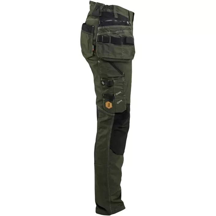Blåkläder Damen Stretch-Handwerkerhose, Waldgrün/Schwarz, large image number 2