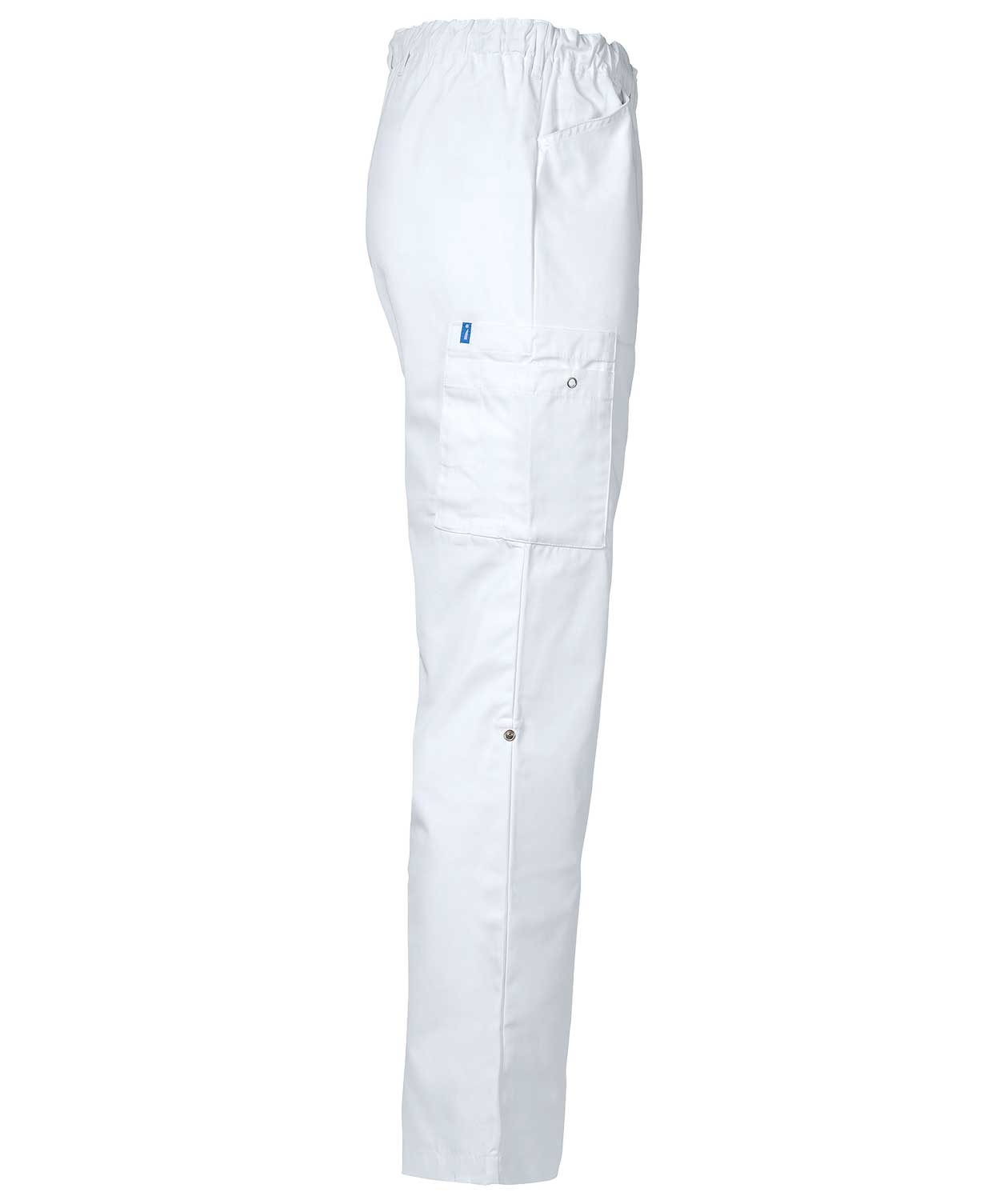 Smila Workwear Kaj  trousers with short leg length, White