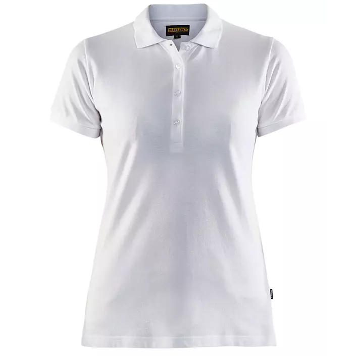 Blåkläder women's polo shirt, White, large image number 0