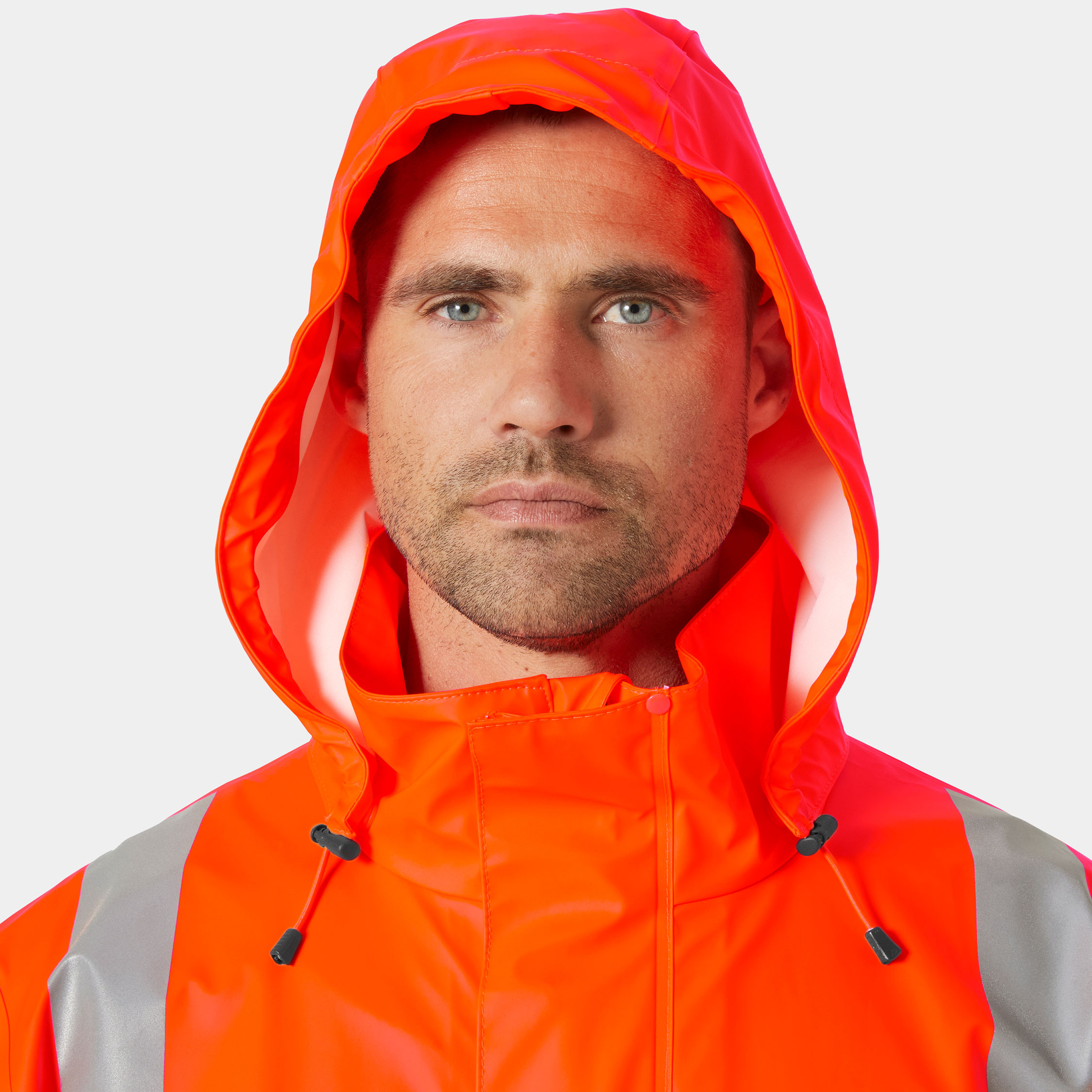 Helly Hansen Addvis rain jacket, Hi-vis Orange/Ebony, large image number 4