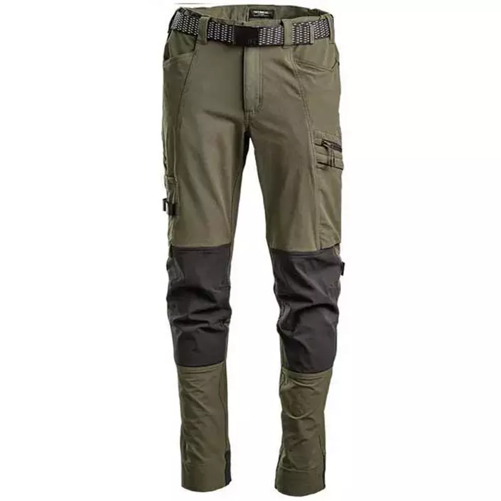 Kramp Technical work trousers full stretch, Olive Green, large image number 0