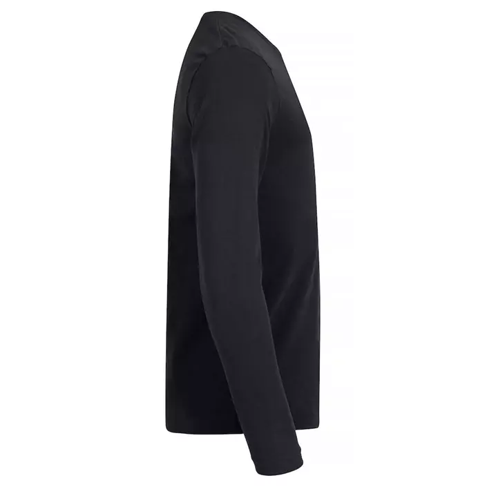 Clique Premium Fashion-T long-sleeved T-shirt, Black, large image number 3