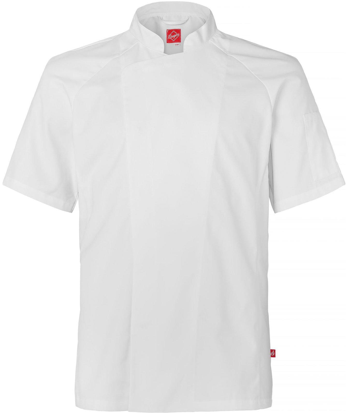 Segers 1003 kortermet kokkejakke, White