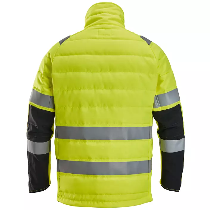 Snickers quilted jacket 8134, Hi-vis Yellow/Black, large image number 2