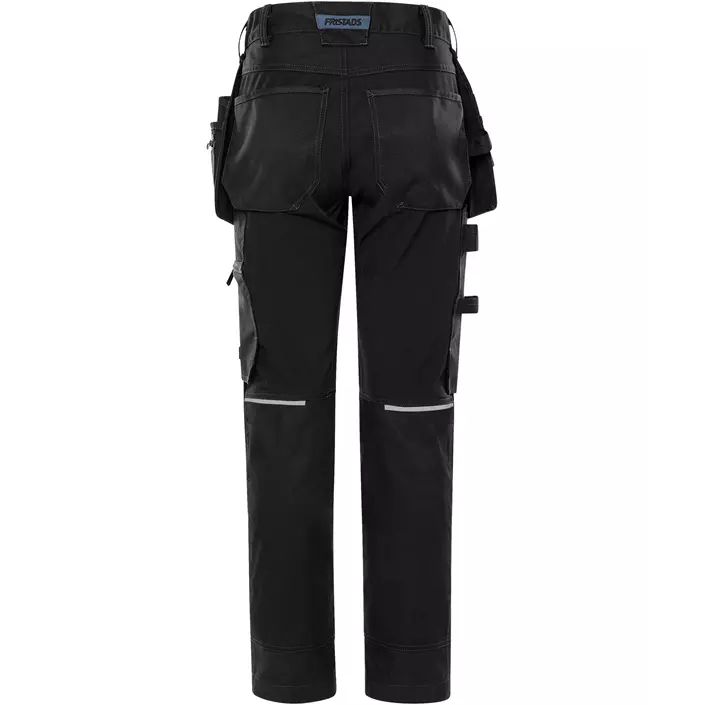 Fristads women's craftsman trousers 2901 GWM, Black, large image number 2