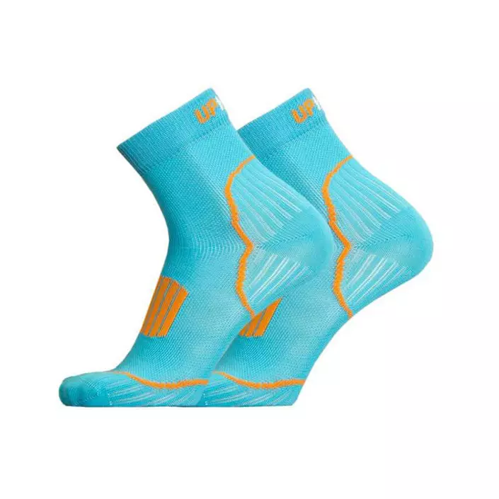 UphillSport Front Laufsocken, Blau/Orange, large image number 0