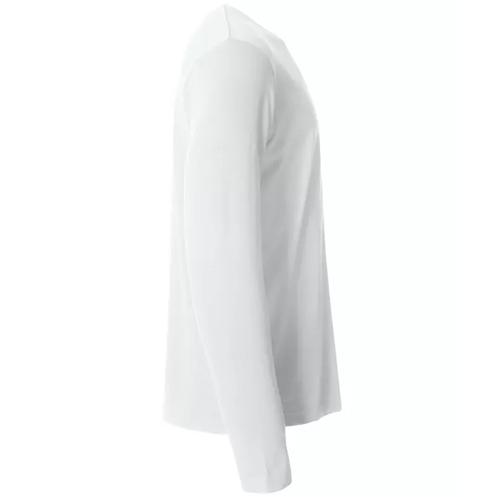Clique Basic-T langærmet T-shirt, White , large image number 2