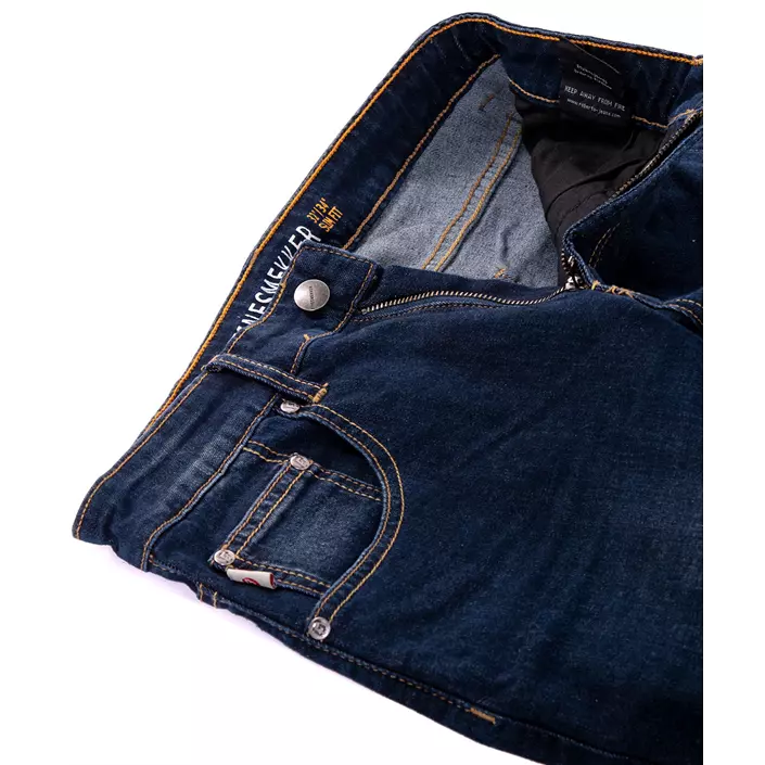 Finesmekker jeans, Dark Blue, large image number 3