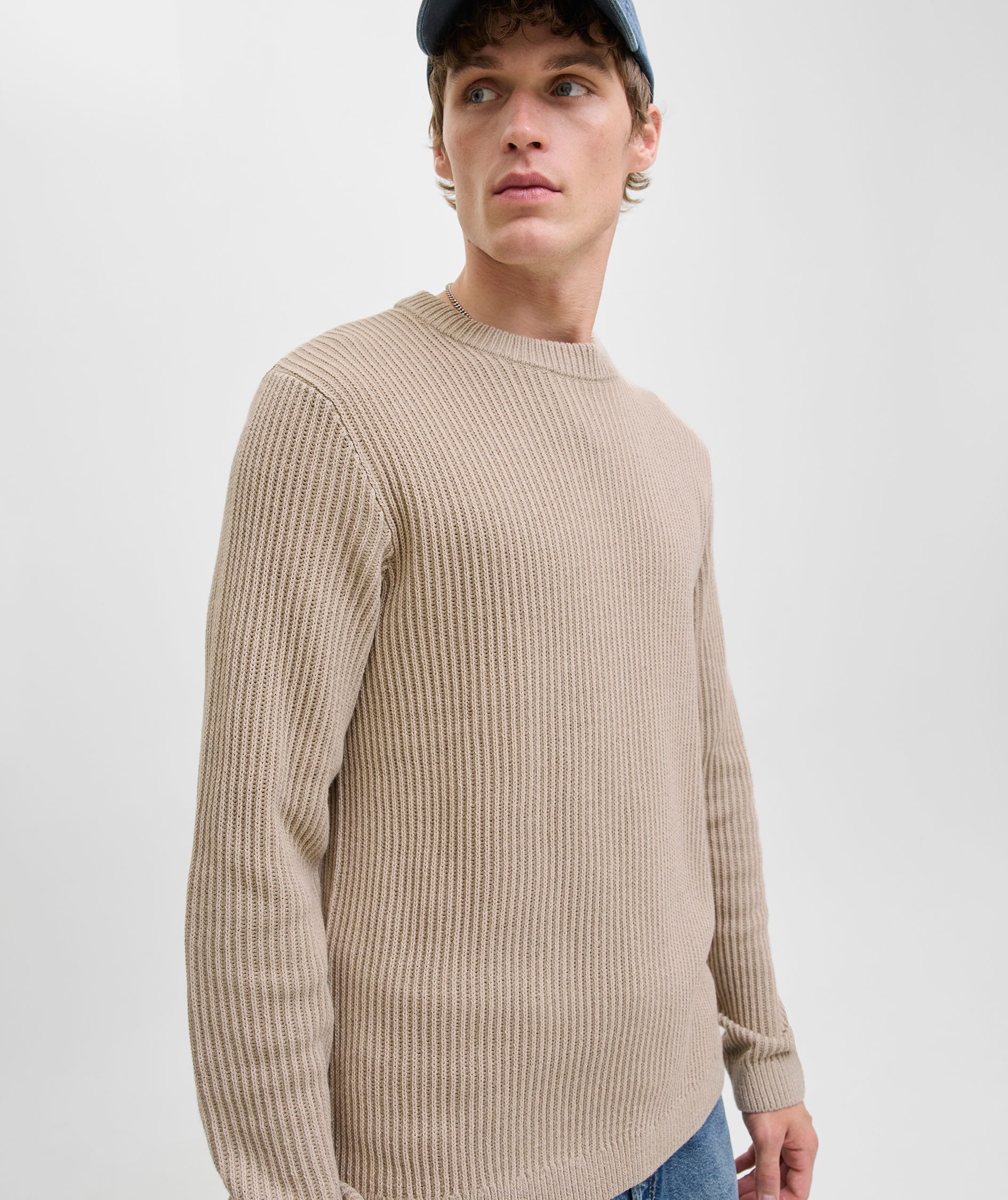 Jack & Jones JJEDOVER knitted pullover, Moonbeam, large image number 6