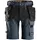 Snickers AllroundWork craftsman shorts 6175 full stretch, Navy/black, Navy/black, swatch