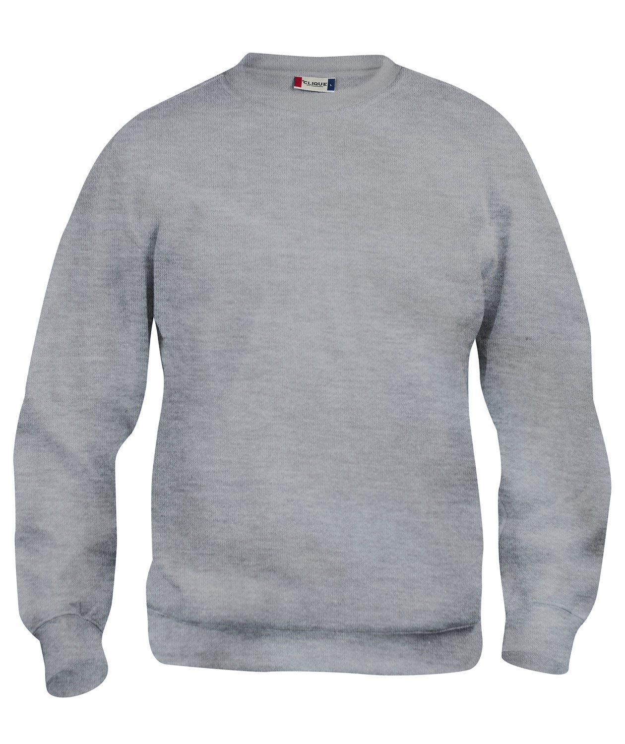 Clique Basic Roundneck childrens sweater, Grey Melange, large image number 0