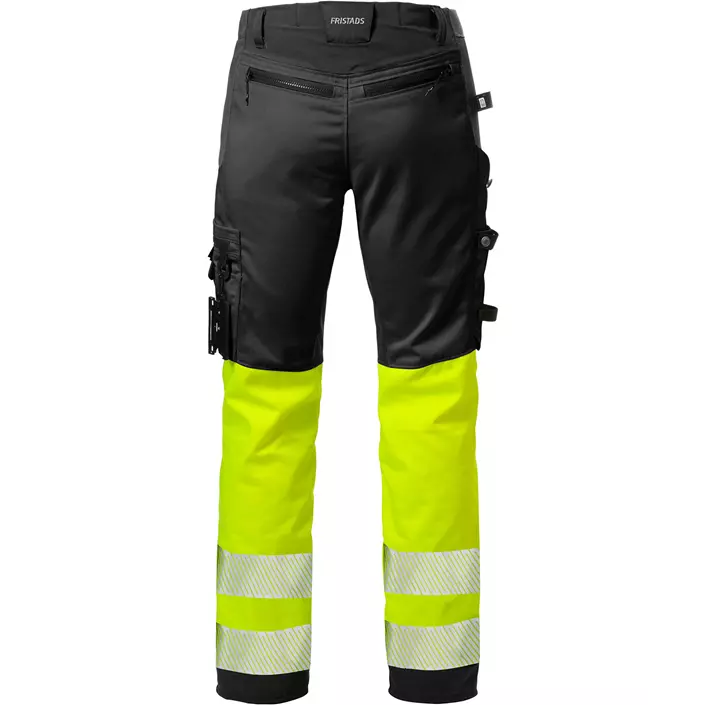 Fristads craftsman trousers 2706 PLU, Hi-vis Yellow/Black, large image number 1