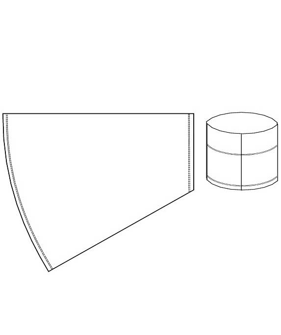 Kentaur scarf/hijab, Black, Black, large image number 2