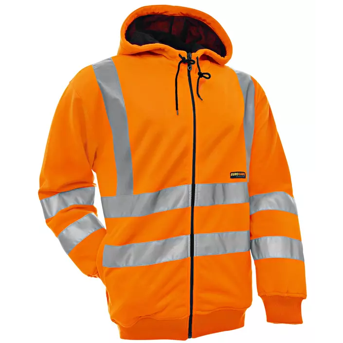 Blåkläder hoodie, Varsel Orange, large image number 0