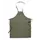 Segers Junior bib apron with pocket, Olive Green, Olive Green, swatch