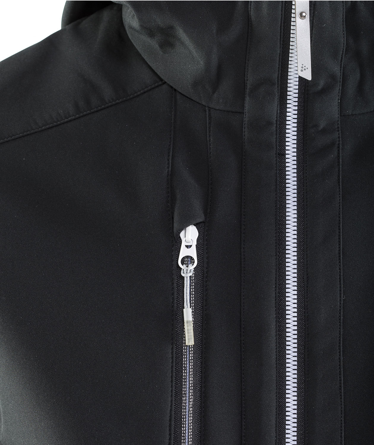 Craft Highland jacka, Svart/Vit, large image number 2