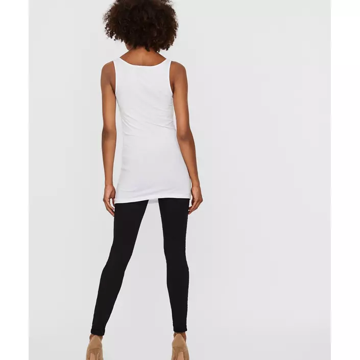 Vero Moda VMMAXI MY SOFT lang dametop, Bright White, large image number 2