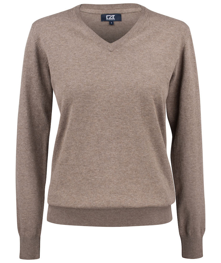 Cutter & Buck Oakville dame striktr&oslash;je, Nougat Melange, Nougat Melange, swatch