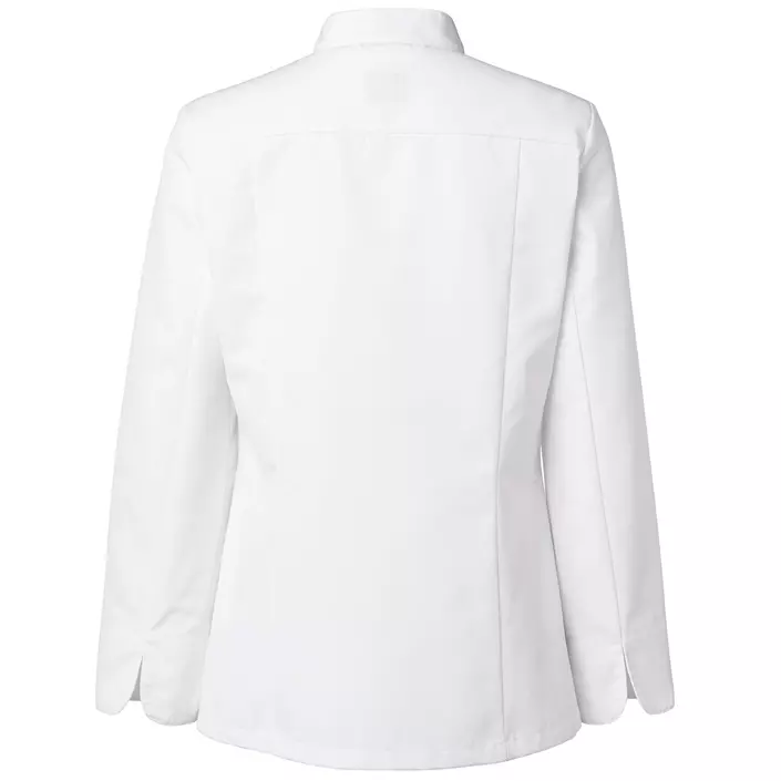 Segers slim fit dame kokkeskjorte, Hvid, large image number 1
