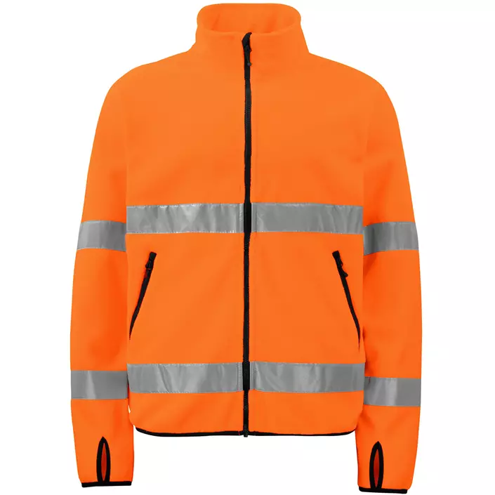 ProJob fleece jacket 6327, Hi-Vis Orange/Black, large image number 0