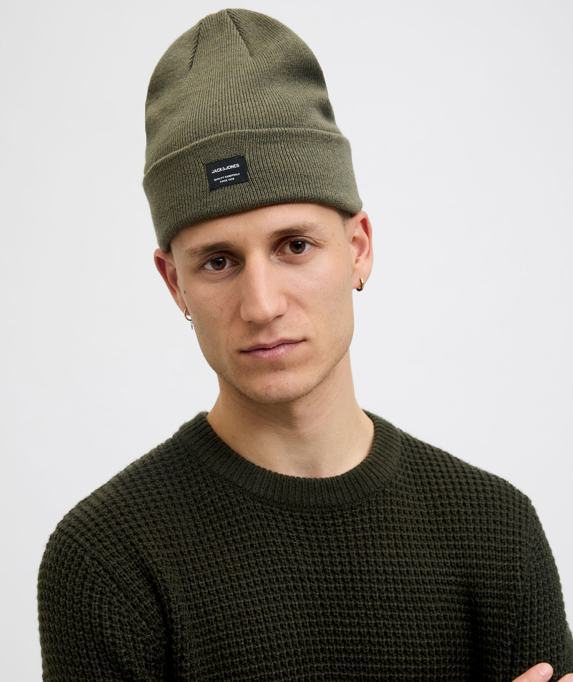 Jack & Jones JACDNA Beanie, Dusty Olive