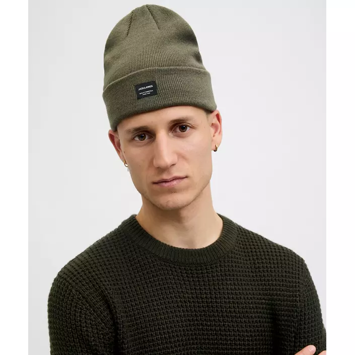 Jack & Jones JACDNA Beanie, Dusty Olive, Dusty Olive, large image number 1