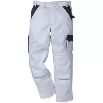 Kansas Icon work trousers, White/Grey
