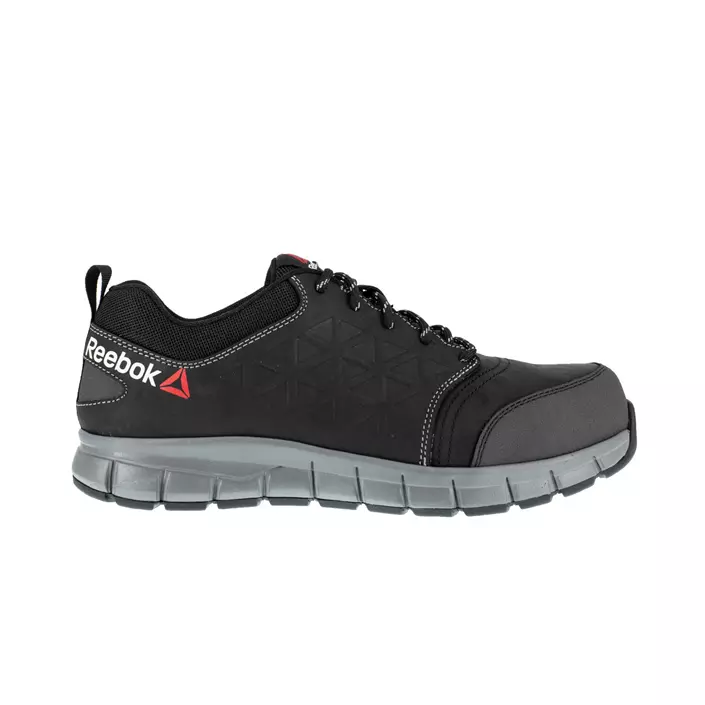 Reebok Black Leather Oxford safety shoes S1P, Black, large image number 2