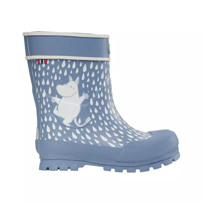 Viking Alv Jolly Moomin rubber boots for kids, Iceblue/White, large image number 0