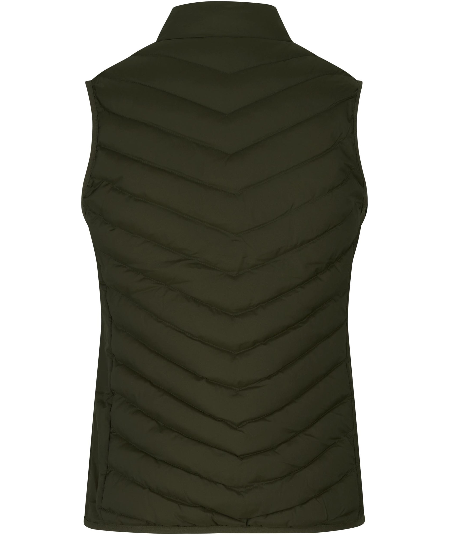 ID Stretch vatteret damevest, Olivengr&oslash;n, large image number 2