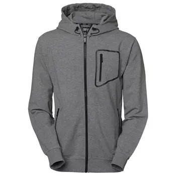 South West Madison hoodie with full zipper, Dark Heather Grey
