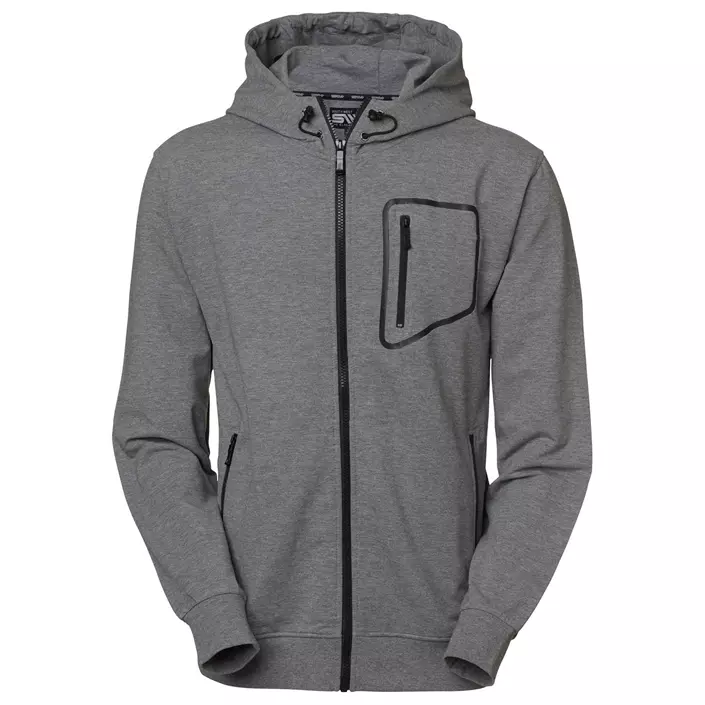 South West Madison hoodie with full zipper, Dark Heather Grey, large image number 0