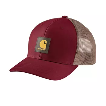 Carhartt Logo Patch keps, Red Carnation