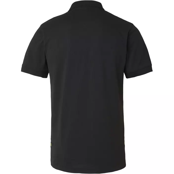 South West Weston polo T-shirt, Black/Yellow, large image number 1