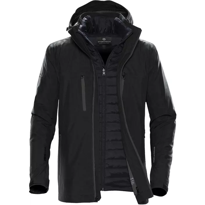 Stormtech Matrix 3-in-1 jacket, Black/Granite, large image number 0