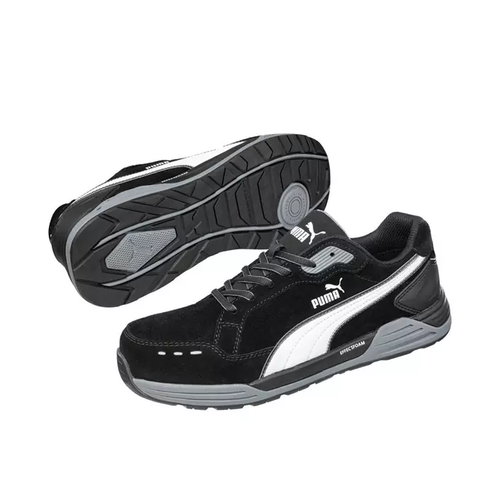 Puma Airtwist Black Red Low Sicherheitsschuhe S3, Schwarz/Weiß, large image number 5