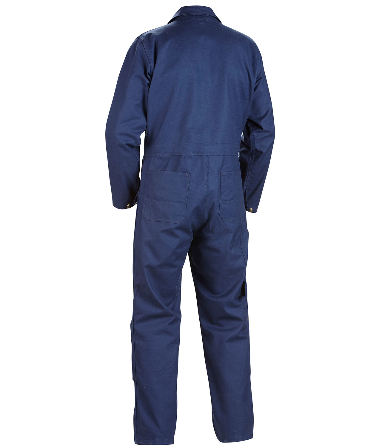 Bl&aring;kl&auml;der overall med kn&auml;skyddsficka, Marinbl&aring;