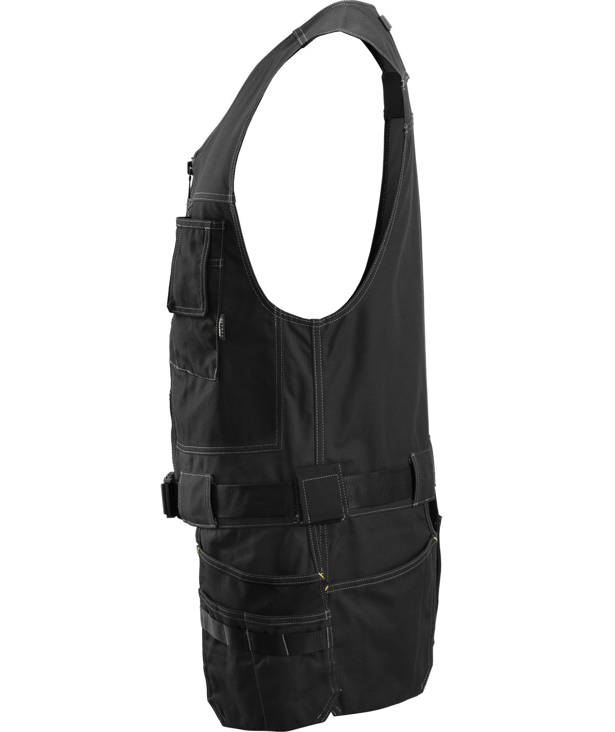 Snickers Canvas+ craftsman vest, Black/Black, large image number 2