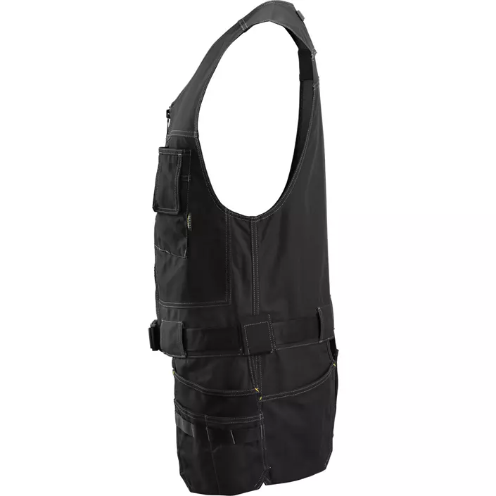 Snickers Canvas+ craftsman vest, Black/Black, large image number 2