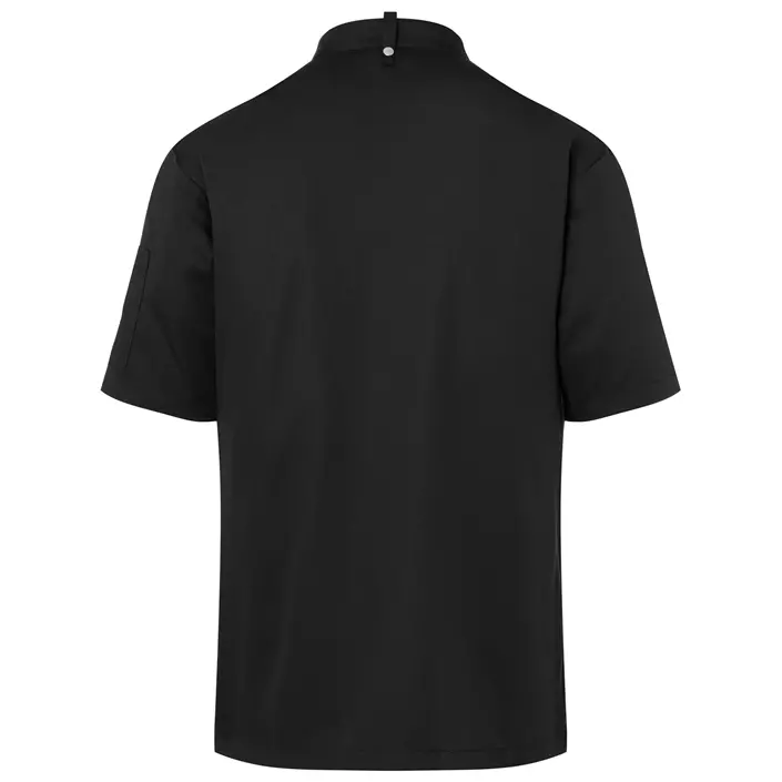 Karlowsky short-sleeved chefs jacket, Black, large image number 2