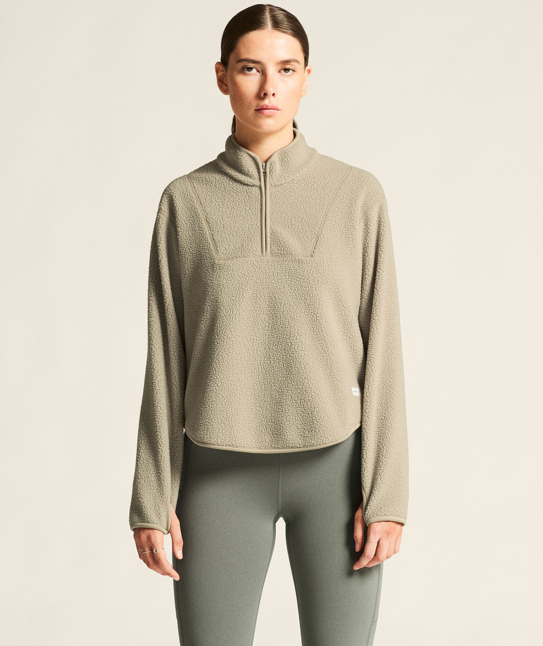 Craft Join women's half zip pile fleece pullover, Hay, large image number 1