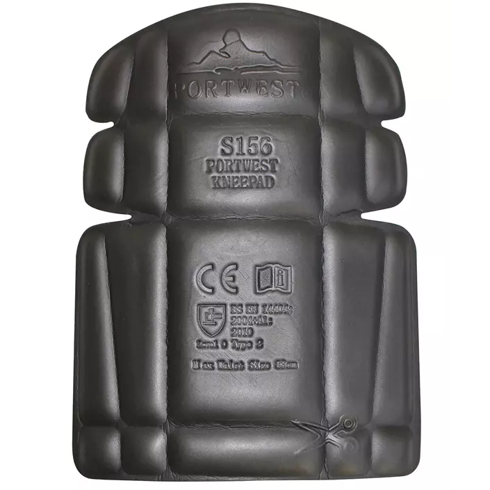Portwest S156 knee pads, Black, Black, large image number 0