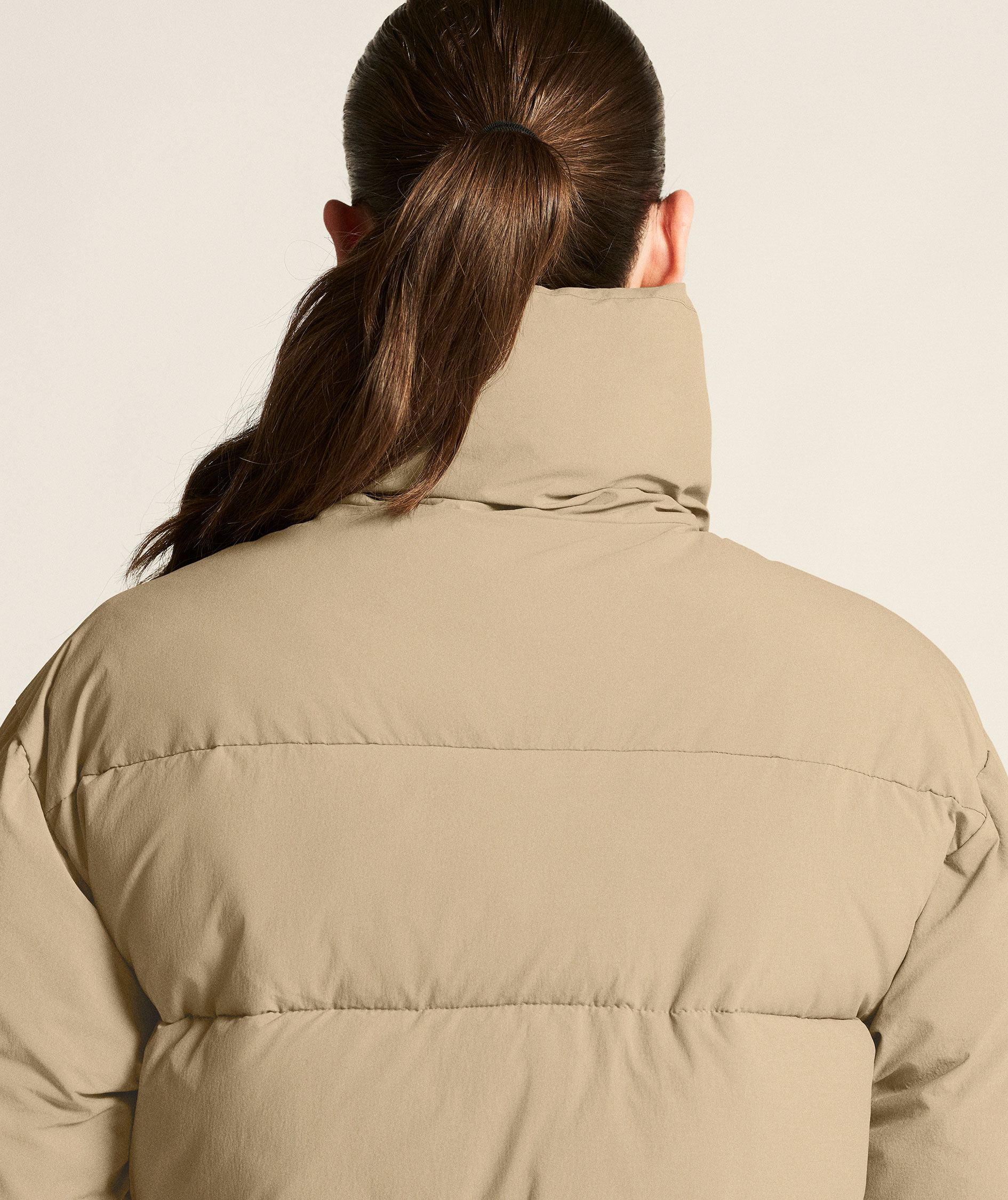 Craft Urban l&aring;ng vadderad vinterjacka dam, Taupe, large image number 7