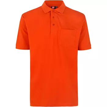 ID PRO Wear Polo T-shirt med brystlomme, Orange