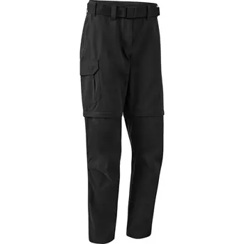 Deerhunter Slogen women's zip-off trousers, Black Ink