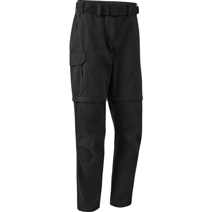 Deerhunter Slogen women's zip-off trousers, Black Ink, large image number 0