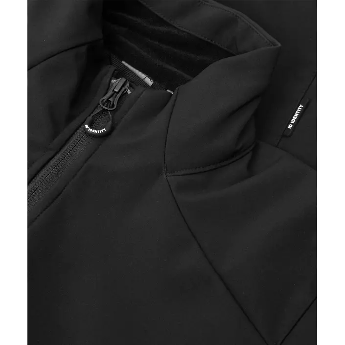 ID functional women's softshell jacket, Black, large image number 3