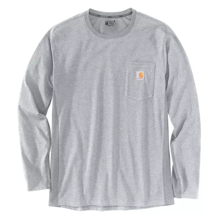 Carhartt långärmad T-shirt, Heather Grey, large image number 0